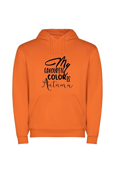 iLovePrints Autumn's Colorful Monochrome Journey Φούτερ με κουκούλα σε χρώμα ...