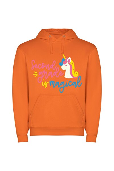 iLovePrints Magical Second Grade Wonderland Φούτερ με κουκούλα σε χρώμα Πορτο...