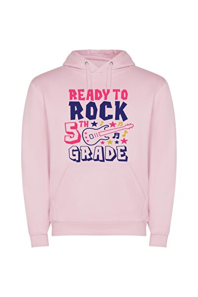 iLovePrints 5D Rock Star Kids Φούτερ με κουκούλα σε χρώμα Ροζ
