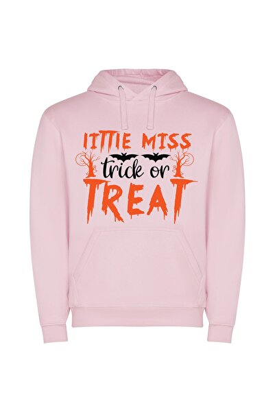 iLovePrints Bewitched Halloween Delight Φούτερ με κουκούλα σε χρώμα Ροζ