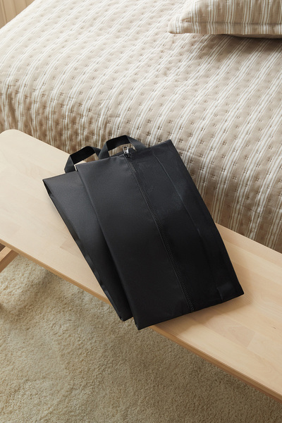 Ocean Home Textile 2'li Siyah Fileli Oxford Kumaş Ayakkabı Düzenleyici Organi...