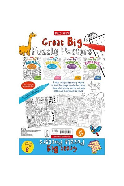 Miles Kelly Publishing Pachetul meu de 4 activități gigantice (Pachete de pos...