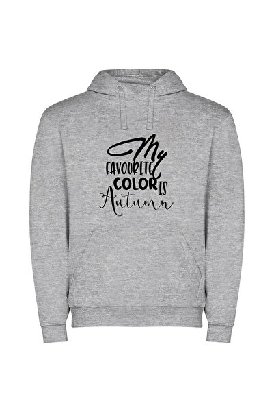 iLovePrints Autumn's Colorful Monochrome Journey Φούτερ με κουκούλα σε χρώμα ...