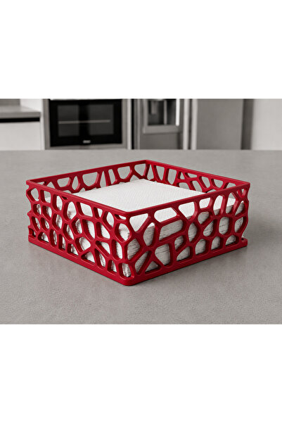 Lunera Accessories Perforated Napkin Holder – 3D Printing Modern Decorative D...