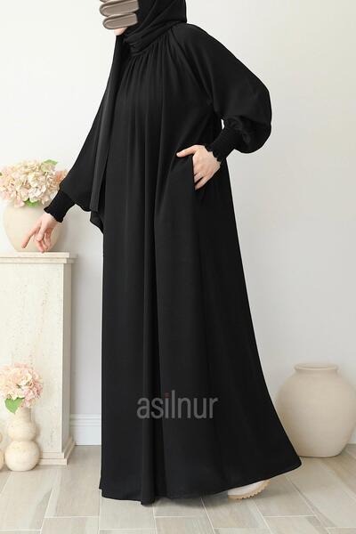 ASİLNUR فستان إيفلين أسود
