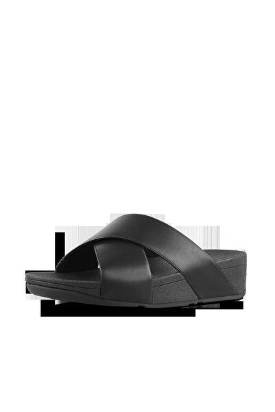 Fitflop Women's Lulu Cross Slide Sandals - Leather