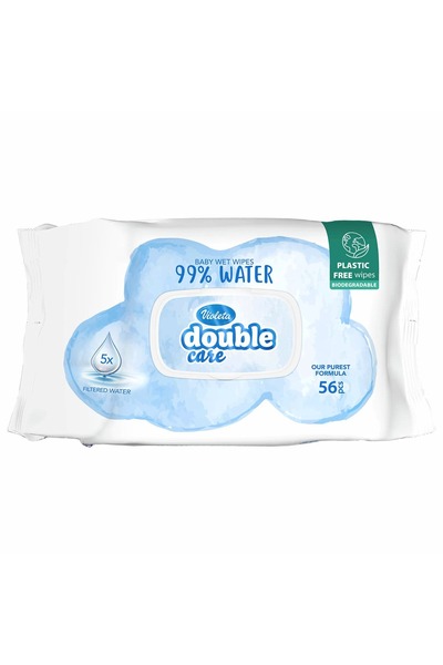 OEM Șervețele umede pentru bebeluși 99% apa, 56 buc
