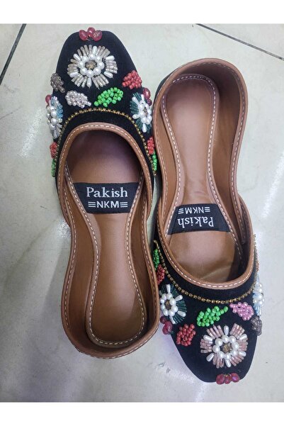 Generic Brand Women's Traditional Khussa – Elegant Handmade Ethnic Flat Shoes
