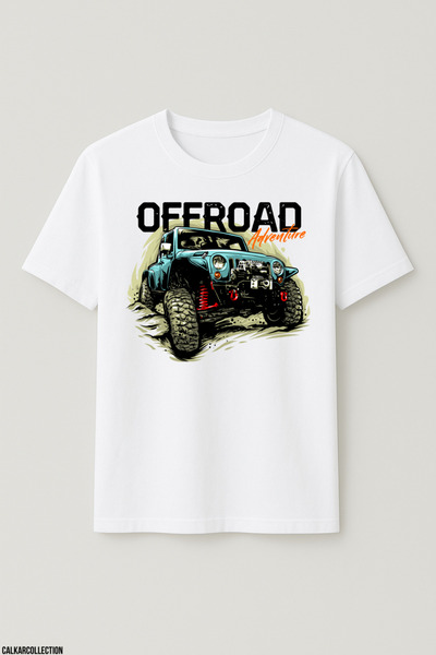 Generic Brand Unisex Oversize Offroad Car Tshirt