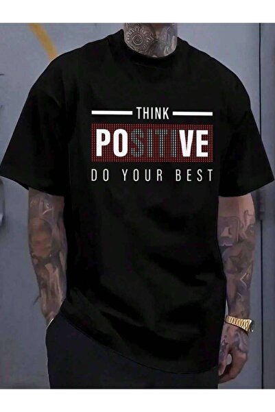LİNA06 Men's Round Neck T-Shirt In Black, Part Of A Limited Edition Collectio...