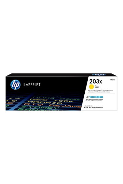 HP CF542X Жълт (XL) цветен лазерен тонер 2500 страници