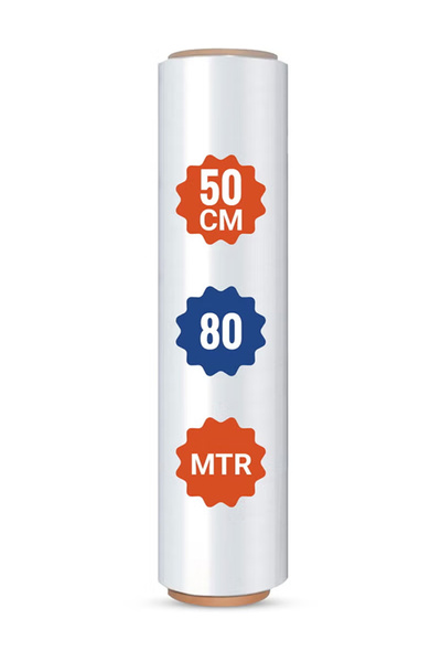 Duravel Industrial Strength Stretch Film-50cm x 80m Roll for Pallet Wrapping ...
