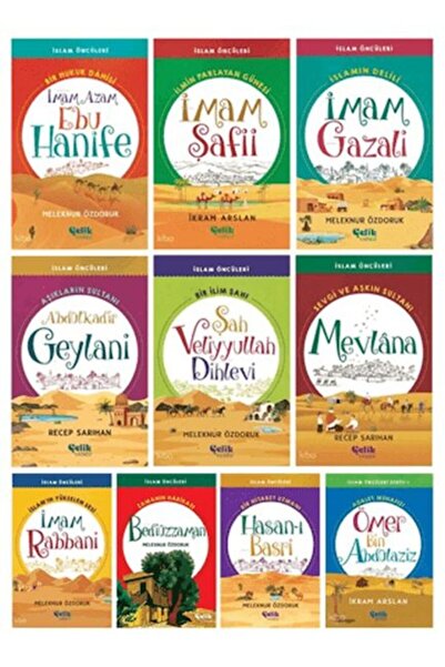 Çelik Yayınevi Islamic Pioneers Series (10 Book Set)