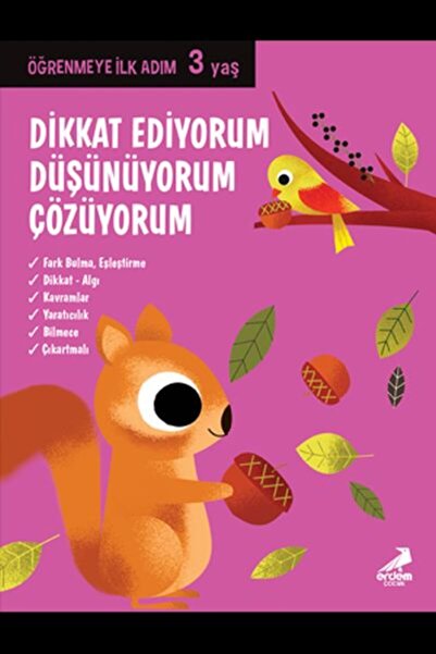 Erdem Yayınları أنا أستمع، أفكر، أحل - الخطوة الأولى للتعلم (3 سنوات)
