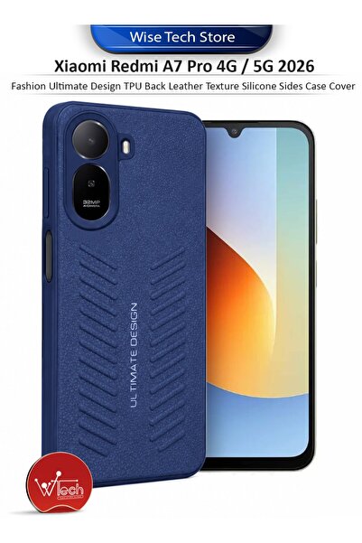Wtech Xiaomi Redmi A7 Pro 4G / 5G 2026 Fashion Ultimate Design TPU Back Leath...