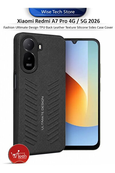 Wtech Xiaomi Redmi A7 Pro 4G / 5G 2026 Fashion Ultimate Design TPU Back Leath...