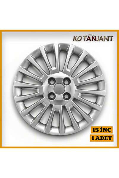 Kotanjant FİAT LİNEA 15 İnç Jant Kapağı (TEK) 1 Adet Gümüş + 1 Amblem