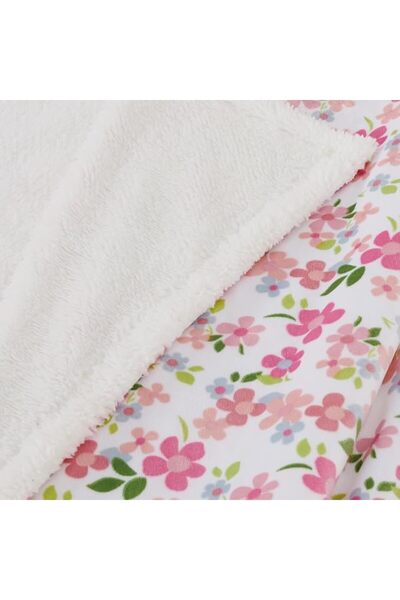 CREVENT 76X102CM Cute Plush Cozy and Warm Fleece Baby Blanket for Girls Infan...