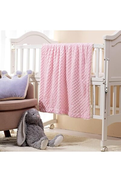 CREVENT 76X102CM Cute Plush Cozy and Warm Fleece Baby Blanket for Girls Infan...