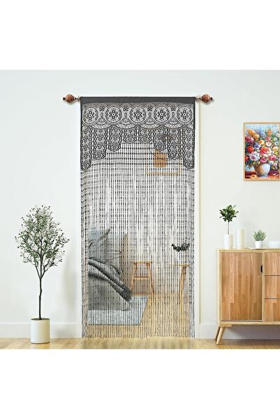 GENERAL YaoYue Macrame Lace Door String Curtain for Doorways,Room Divider Doo...