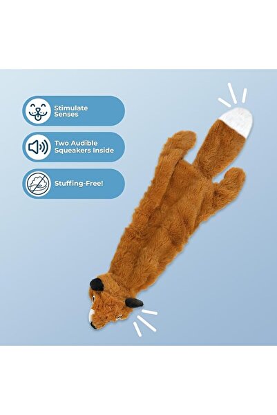 Best Pet Supplies لعبة كلب مجعدة للكلاب الصغيرة والمتوسطة، بطة لطيفة بدون حشو...