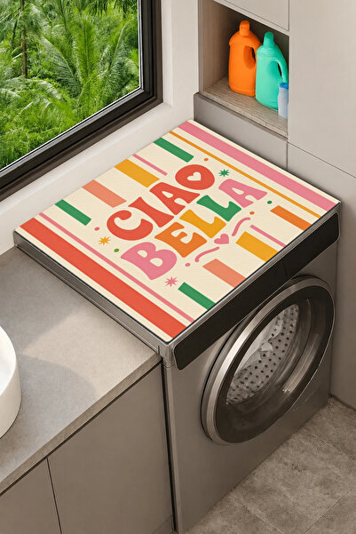 Valerine Life Clothes Dryer Top Organizer Mat Liquid-Proof Cover Ciao Bella R...