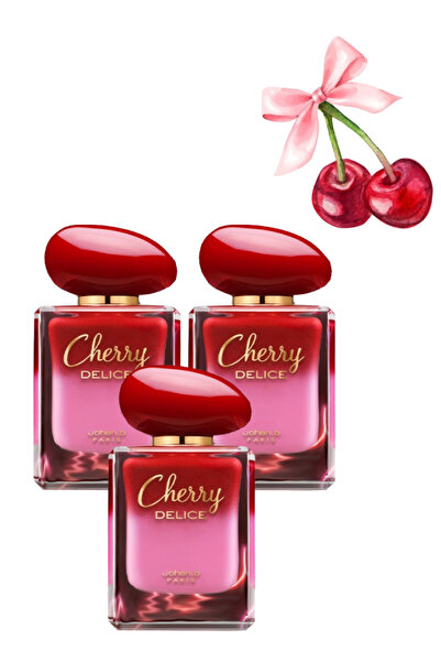 Johan.B Paris 3 قطع عطر تشيري ديليس 85 مل