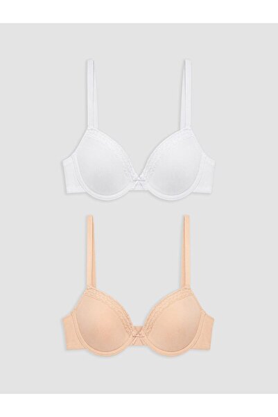 LC Waikiki Lcw Dream White Underwire Unfilled Lace T-Shirt Bra