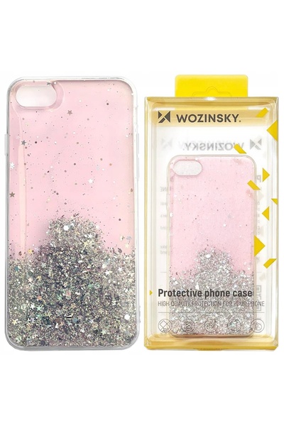 WOZINSKY Husă cu sclipici pentru Samsung Galaxy A22 4G, strălucitoare