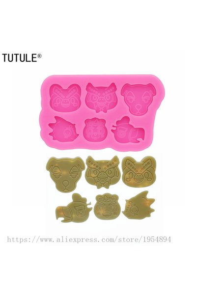 Choice Pink High Gloss Shiny High Quality Tree Leaf Mold, Bear Epoxy Resin Fo...