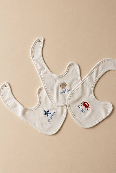 vivimade Ocean Dream 100% Organic Cotton Baby Bib Set of 3