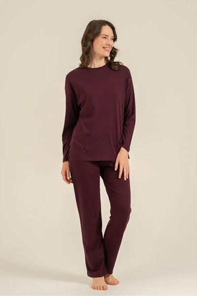 Pierre Cardin Modal Cotton Circular Neck Long Sleeve Women's Pajama Set