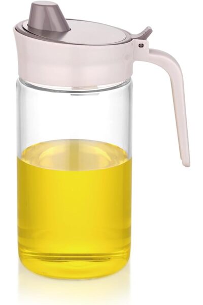 ROYALFORD 600ml Oil Bottle RF12419 Oil Dispenser Bottle for Kitchen, Premium ...