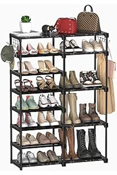 GENERAL Shoe Rack Organizer, 8 Tier Metal Shoe Rack for Closet Entryway Garag...