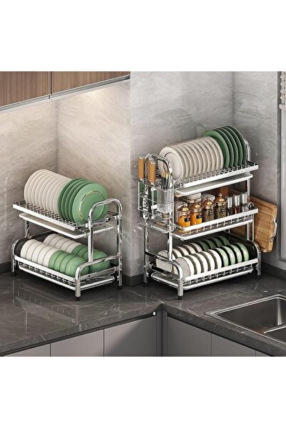 CITYRIYA LONG Dish Drying Rack, Dish Rack for Kitchen Counter, Stainless Stee...