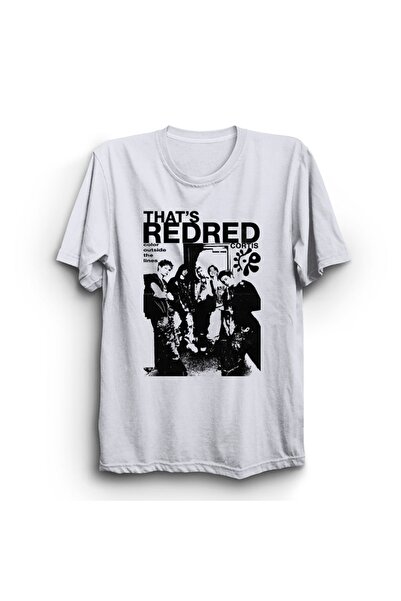 The Fame تي شيرت كورتيس That's REDRED، مطبوع عليه فرقة موسيقية K-pop، 100% قط...