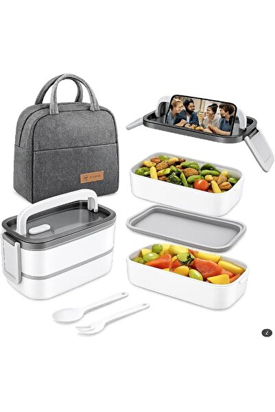 SKY TOUCH SKY-TOUCH Insulated Lunch Box,Double Layer Stainless Steel Heated B...