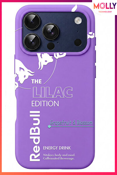 Molly iPhone 17 PRO MAX İçin Lavanta The Lilac Edition Desenli İçi Kadife Sil...
