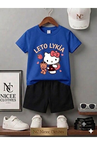 Leto Lykia Summer Children's T-Shirt Shorts Unisex (Double Printed)
