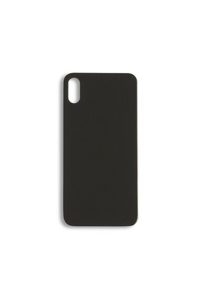 OEM Τζαμάκι Πίσω Πλαισίου (Big Hole) Για iPhone XS Black