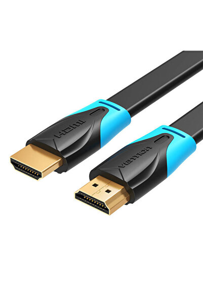Vention Επίπεδο Καλώδιο HDMI 3M Μαύρο VAA-B02-L300