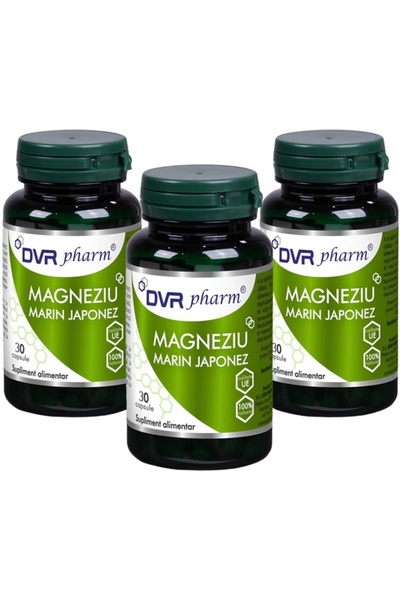 DVR Pharm Pachet Magneziu marin japonez (din surse organice), cu absorbtie ri...