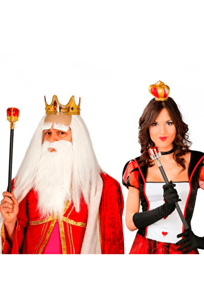 Marsilyan Red Knobbed King's Scepter Royal Scepter 1 Piece () Ilkel-Grp9Y84