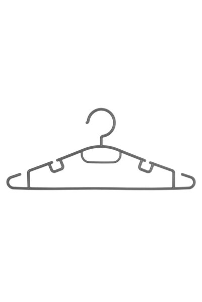 FİVE Set de 10 umerașe din plastic, Gri - Hang'Up