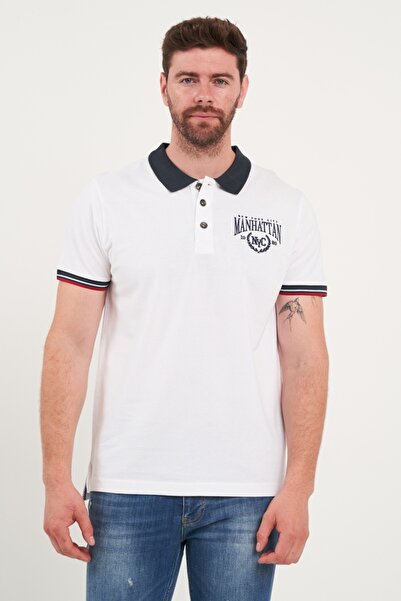 Kenvelo - Tricou barbat polo cu detalii