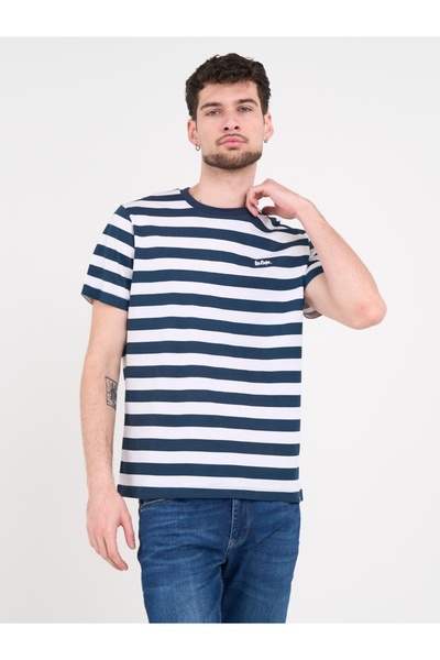 Lee Cooper - Tricou barbat cu maneca scurta si dungi