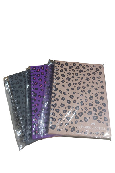 Faber Castell Faber-Castell Karton Kapak Leo Defter 100 Yaprak Kareli (Karışı...