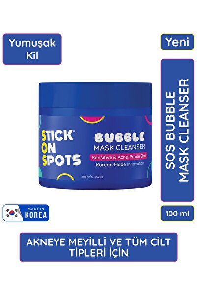 Stick On Spots Bubble Mask Cleanser - (Stick On Spots Köpüren Kil Maskesi ve ...