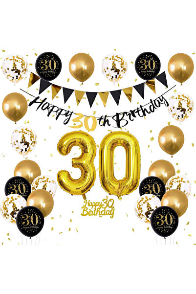 Generic Brand 30th Birthday Party Balloon Set