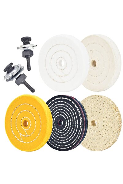 STARSTAR A set of 5 polishing discs, 10 cm in diameter, for drilling.